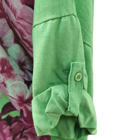 Maisie Flower Shirt Grass Green (sz 20-26)
