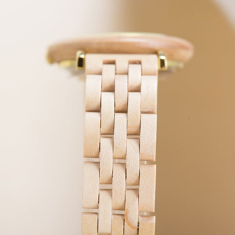 Evans Real Wood Quartz watch