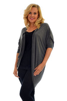 Willow Batwing Cardigan Grey (size 14-18)