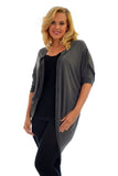 Willow Batwing Cardigan Grey (size 14-18)