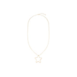 Long Star Necklace Rose Gold