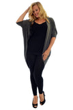 Willow Batwing Cardigan Grey (size 14-18)